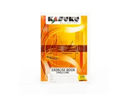 Kasuku Twiga A4 single-line exercise book, 200 pages